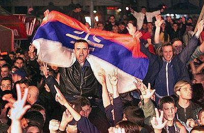 Slavlje na ulicama Beograda