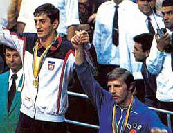 Slobodan Kačar (levo, zlato) i Herbert Bauh (Istočna Nemačka, bronza)