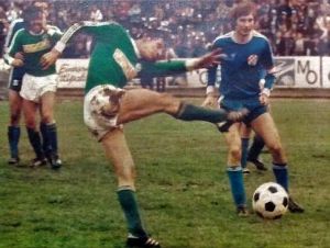 Detalj sa utakmice Olimpija - Dinamo 1:1
