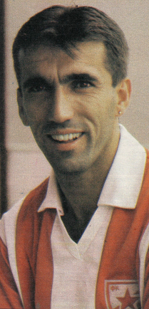 Zoran Vujović u dresu Crvene zvezde