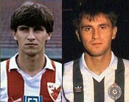 Goran Milojević u dresu Zvezde i Partizana