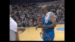 Menegin i Grbović 2005. godine u Beogradu