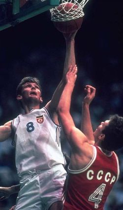 Žarko Paspalj (beli dres) i Aleksandar Volkov