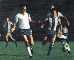 Rajko Folić (levo, Budućnost) i Bogdan-Bogi Turudija (OFK Beograd)