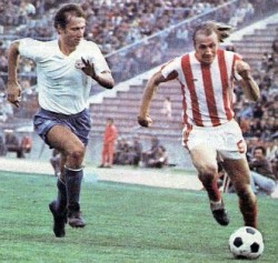 Šime Luketin (Hajduk) i Mihalj Keri (Zvezda)