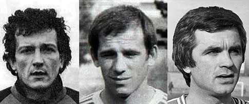 Sleva: Zlatko Maršalek, Veselin Zrilić i Milojko Kurčubić