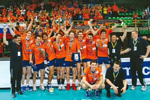 Odbojkaši slovenačkog Bleda, pobednici Kupa najboljih timova 2007. godine